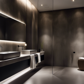 Transformez votre salle de bain avec le béton ciré sur carrelage mural