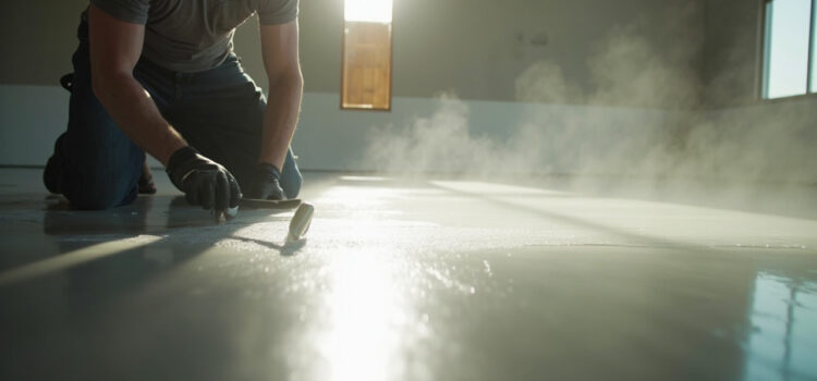 Surface beton cire fait maison