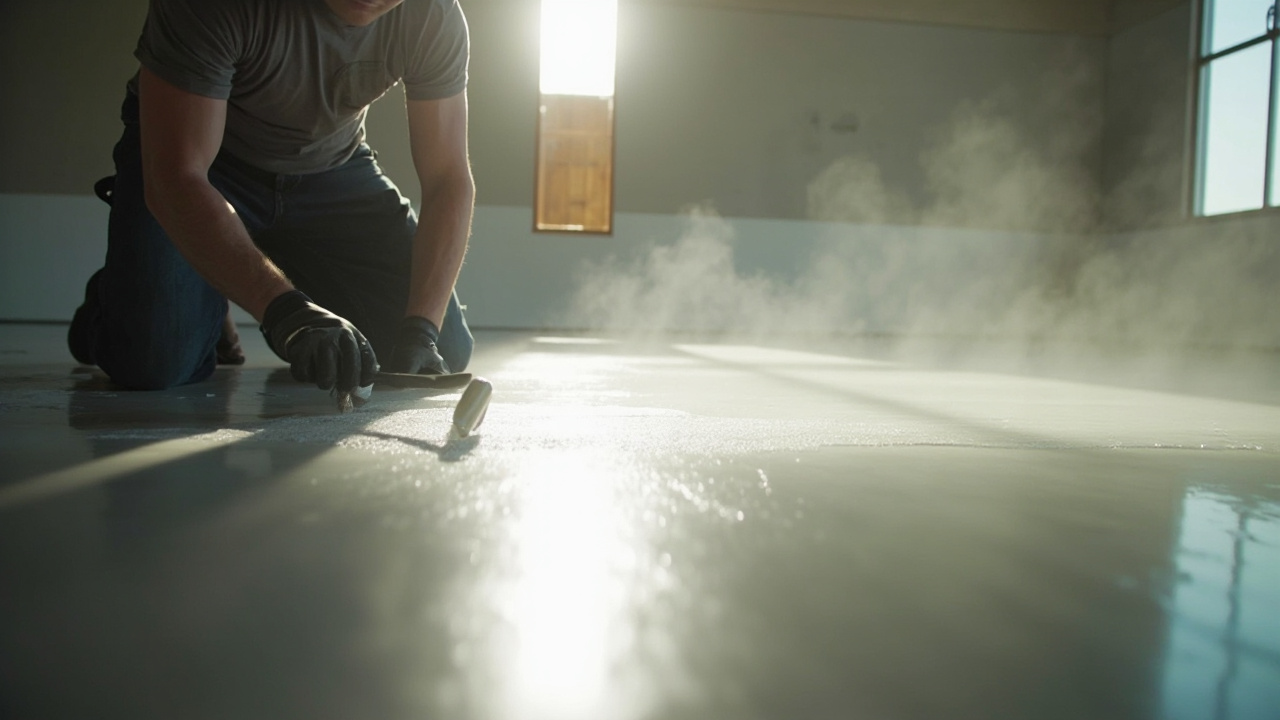 Surface beton cire fait maison 
Tutoriel beton cire DIY