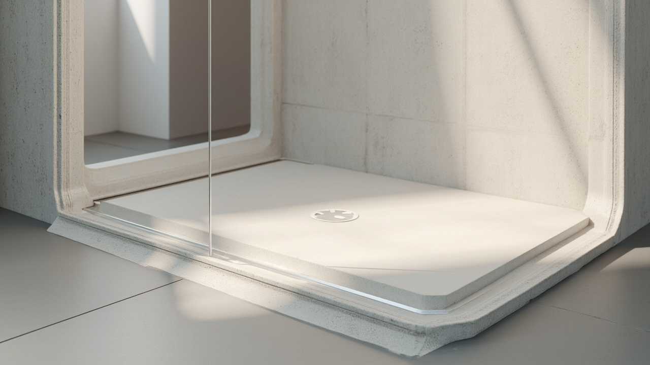 1 Douche italienne en beton cire 
2 Installation douche en beton cire