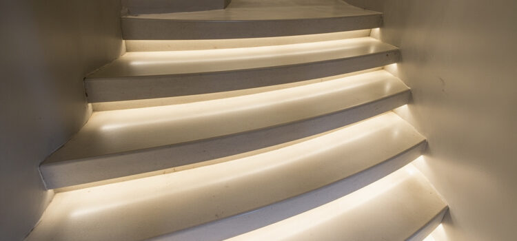 Escalier carrel en cours de renovation