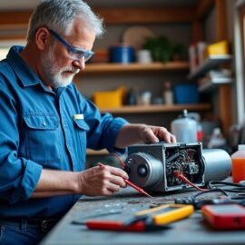 Réparer un moteur de portail électrique