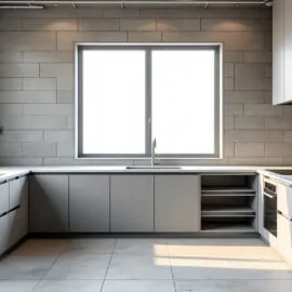 Cuisine en siporex : étapes de construction et finitions