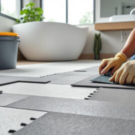 Installer un carrelage antidérapant dans une salle de bain Installer un carrelage antidérapant dans une salle de bain