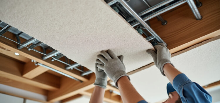 Poser un faux plafond pour isolation acoustique apprenez à poser un faux plafond pour améliorer l'isolation acoustique de votre intérieur. guide étape par étape pour réduire les nuisances sonores efficacement.