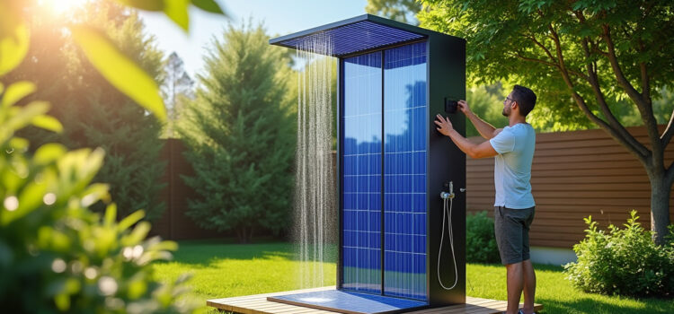 Installer une douche solaire extérieure apprenez à installer une douche solaire extérieure facilement pour profiter d'eau chaude écologique et économique lors de vos moments en plein air.