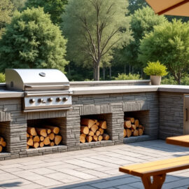 Créer un espace barbecue maçonné Créer un espace barbecue maçonné