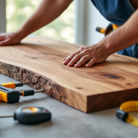 Poser un plan de travail en bois massif Poser un plan de travail en bois massif